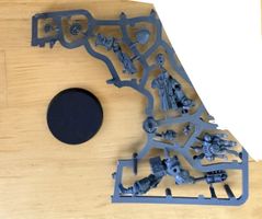 Warhammer 40k - Space Marine Chaplain on sprue