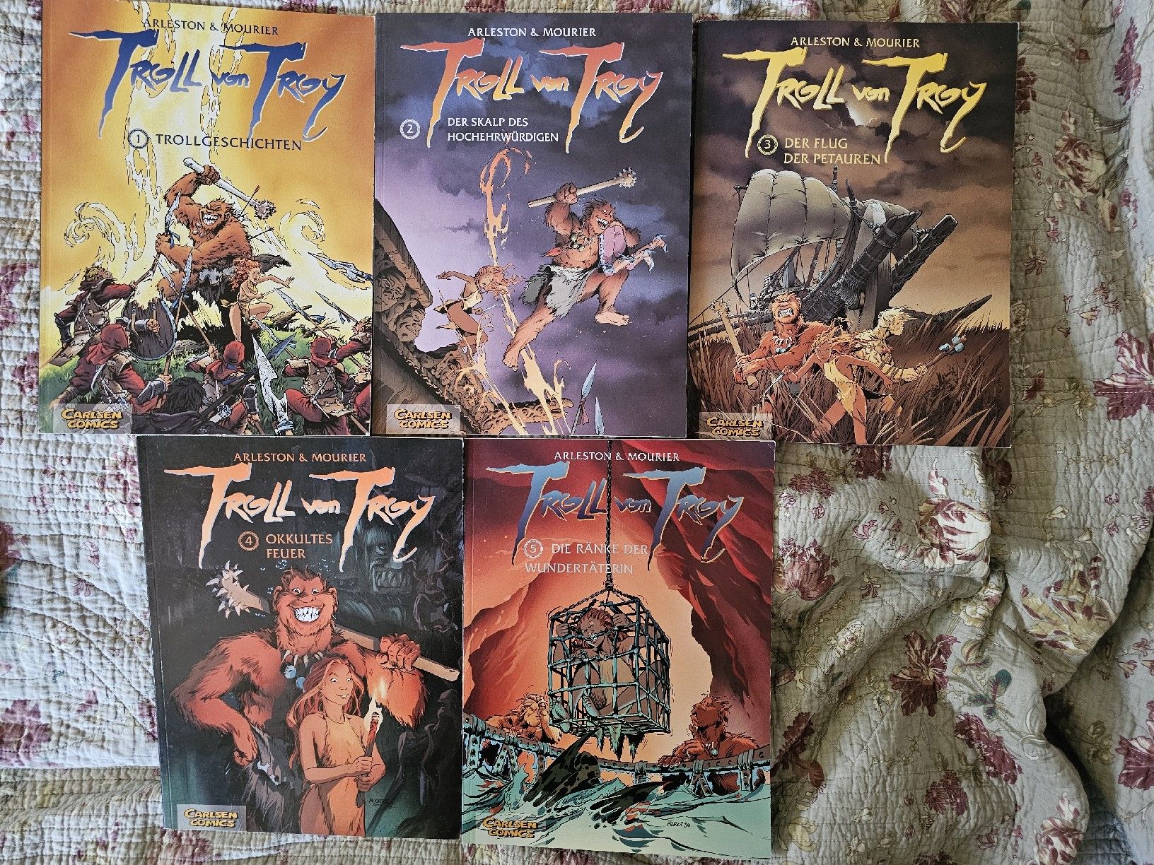 Comics: Troll von Troy Comics Band 1-5 – Gebraucht aus Melchnau von mariofreiermuth