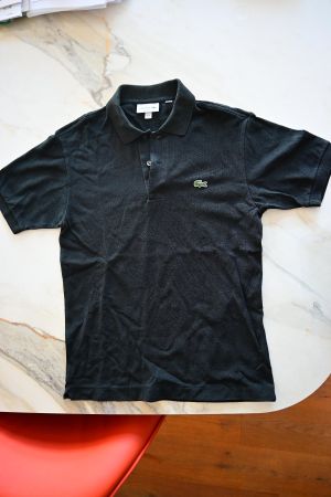 Lacoste Polo Shirt classic fit grösse S in schwarz