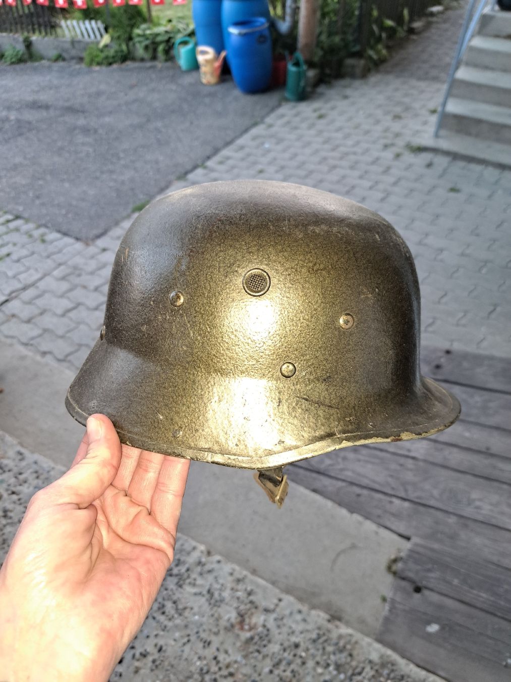 Abiti antichi: StahlHelm, M16  Rarität, – Usato da Kölliken venduto da Upcycling-by-Mc-TAM