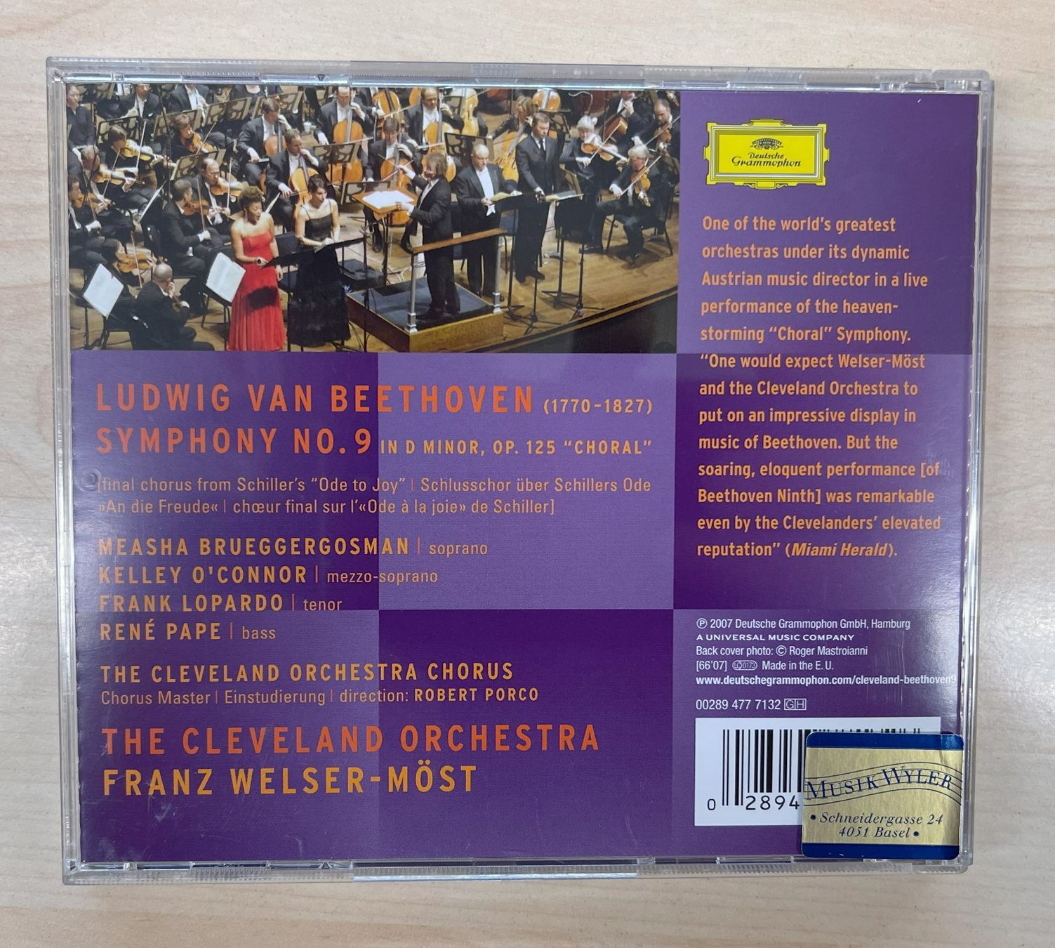 CDs: Beethoven Sinfonie no.9 – Gebraucht aus Oftringen von Vucki 1