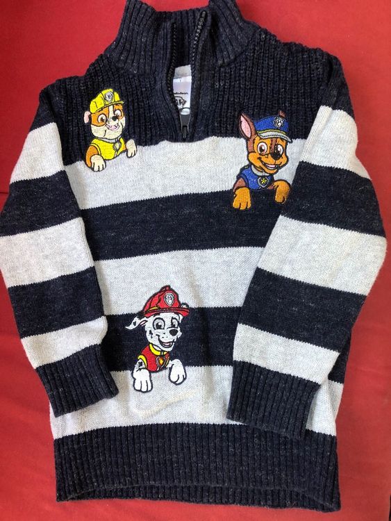 Pull Pat Patrouille Garçon - Sweat Marshall Chase Rubble - 100% Coton