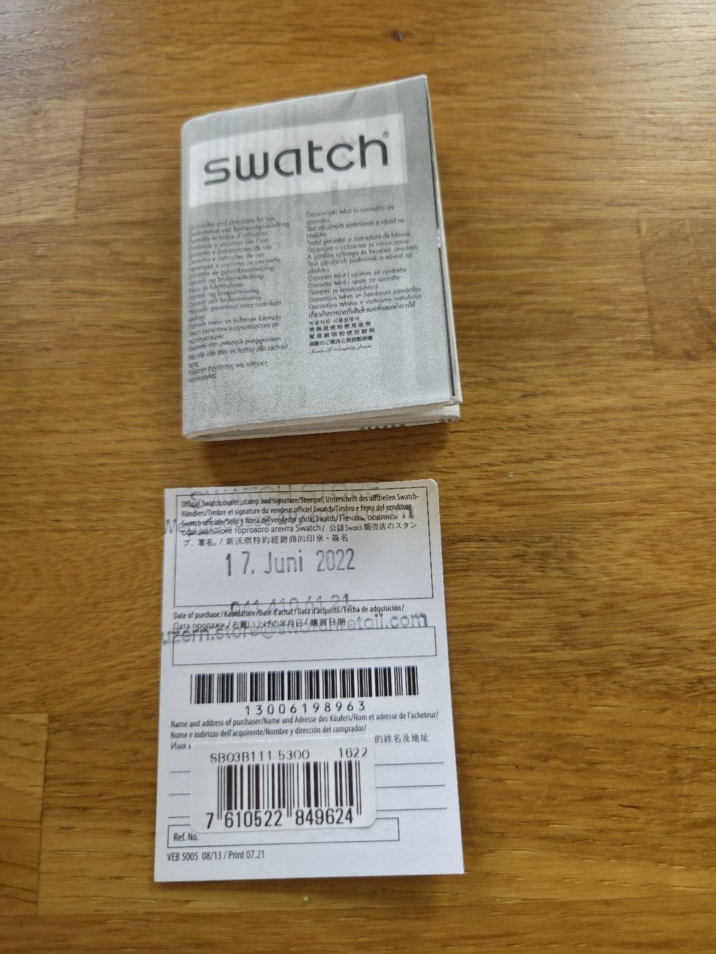 Swatch Montres: Swatch Night Trip mit Swatch Pay Funktion – D'occasion à Buchrain par blauersonntag 3