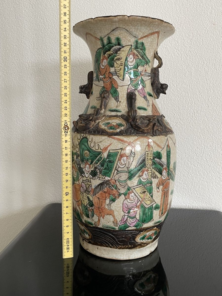 Vasen & Gefässe: Antique Chinese Nanking Vase – Gebraucht aus Richterswil von Prangins9 4