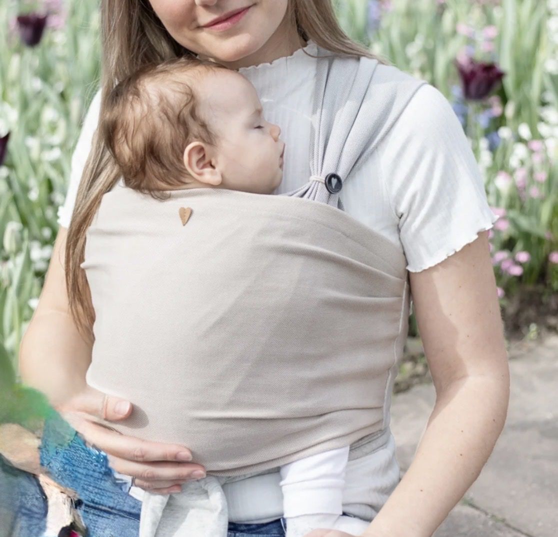 Porte-bébés ventraux & dorsaux: LOOP Set Tragetuch Bio-Stoff grau verstellbar – D'occasion à Zugerberg par jea_j88v 3