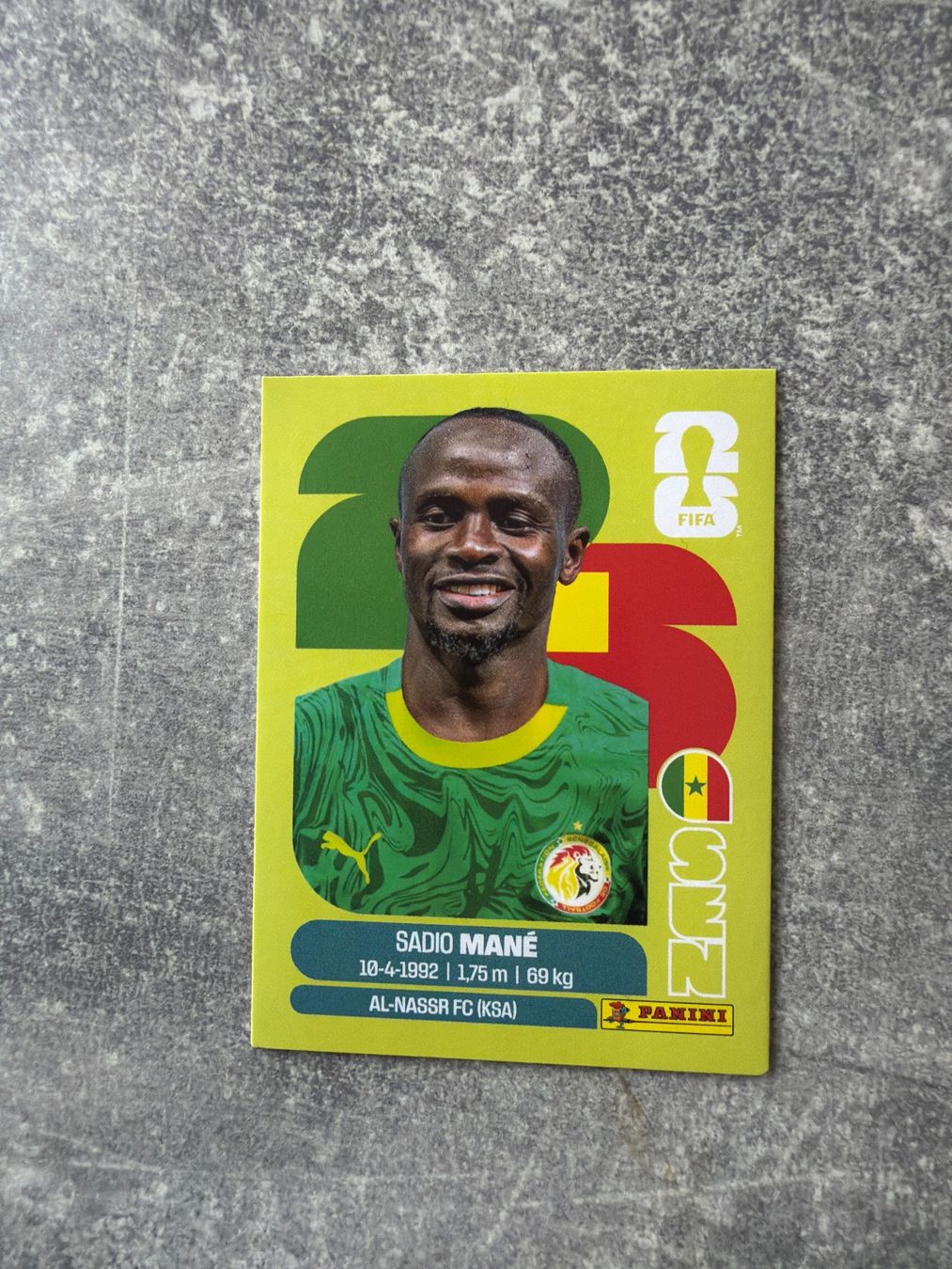 Panini Carte collezionabili: Sadio Mané PANINI SEN15 – Usato da Pfeffingen venduto da Fantasy1971