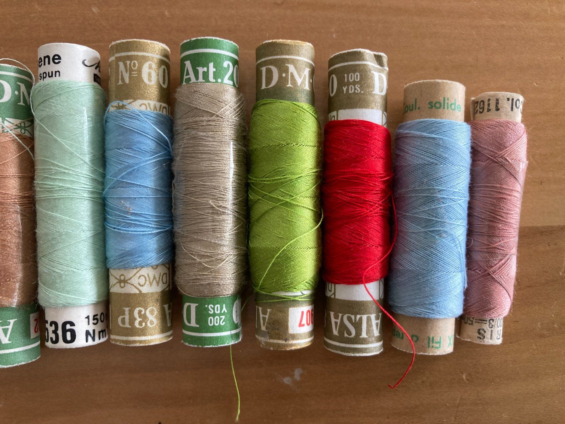 Cordicelle & Fili: DMC   LOT FADEN - SPULEN – Usato da Subingen venduto da ArtBead 2