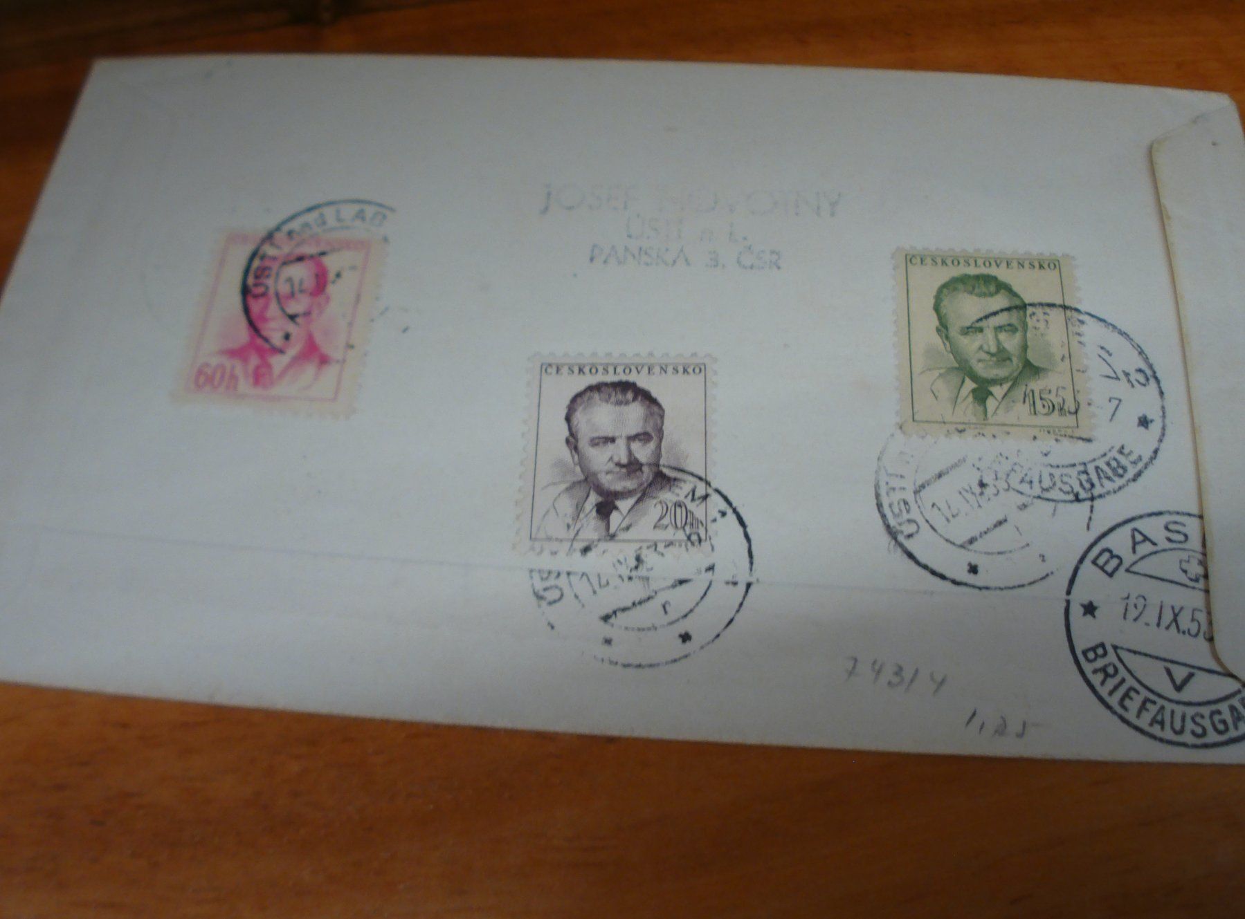 Alle Briefmarken: Tschechoslowakei, FDC 1943, Julius Fucik, gelaufen – Gebraucht aus Niederwil AG von morostahu 1