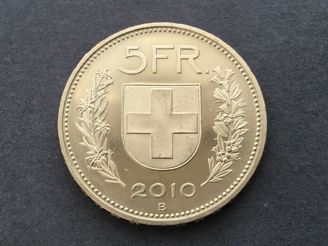 Tutti le monete: 5 Franken 2010 unzirkuliert – Nuovo (secondo la descrizione) da St. Margrethen SG venduto da alfapeugeot10 2