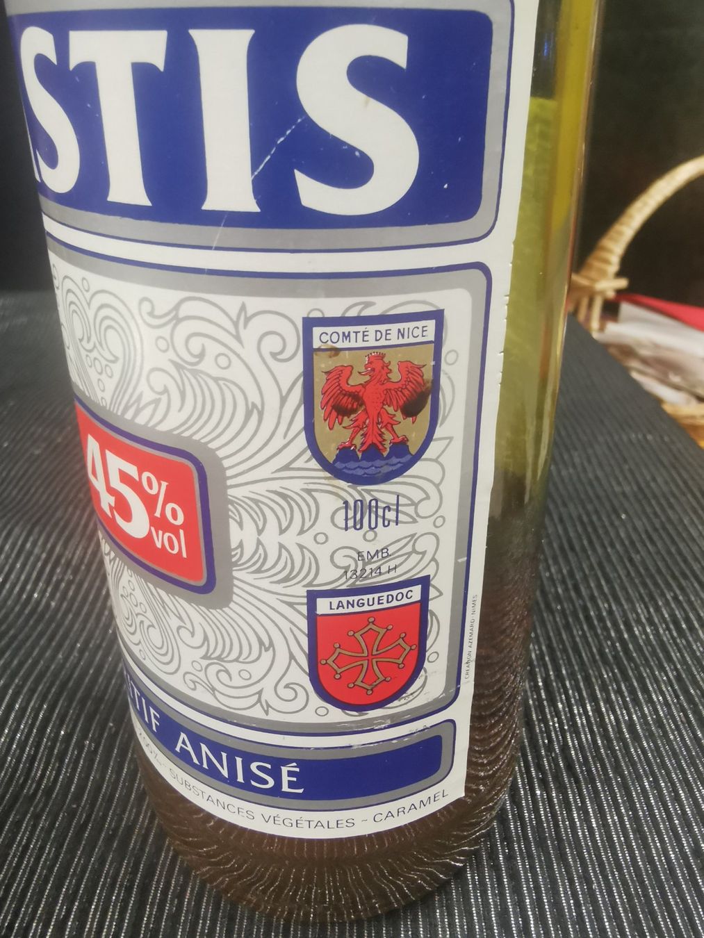 Bevande alcoliche: TRÈS ANCIENNE BOUTEILLE DE PASTIS ENTAMÉE – Usato da Genève venduto da Leboucheoreilles 9