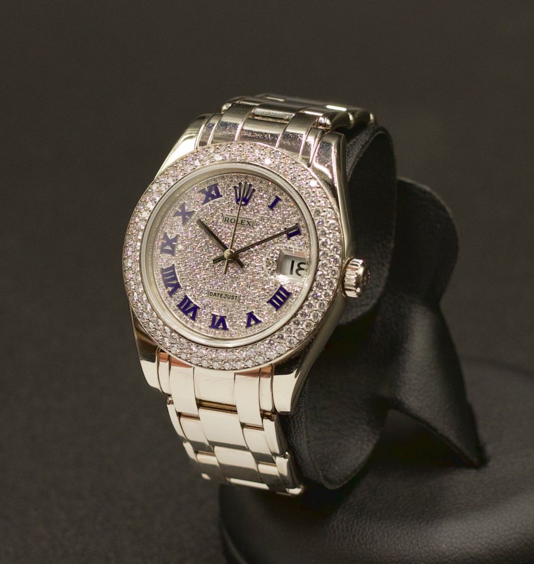 Rolex Orologi: Rolex Datejust Pearlmaster - White Gold - Diamonds – Usato da Lausanne venduto da Tawatch 1