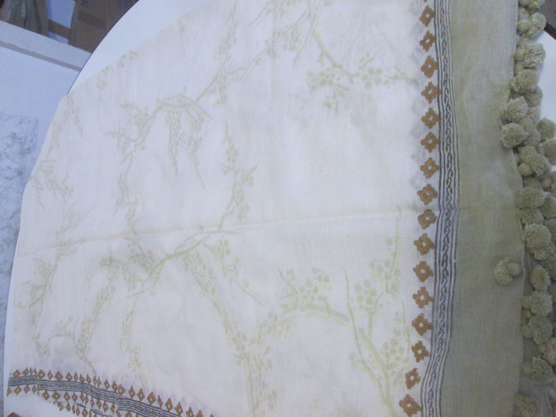 Foulards, Tücher & Schals: Nimbu-Schal, neu – Neu (gemäss Beschreibung) aus Sementina von babucia 1