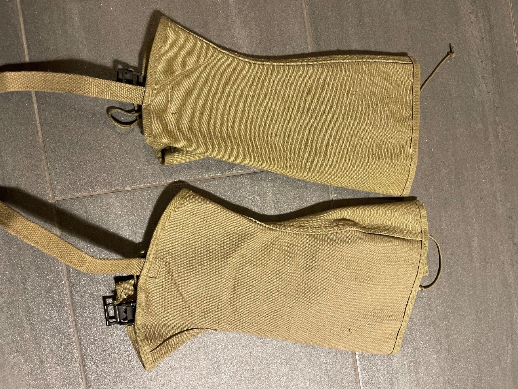 US Army Uniformi: Original US Army WW2 M-1938 Leggings – Usato da Oberbütschel venduto da Woodie2005 1