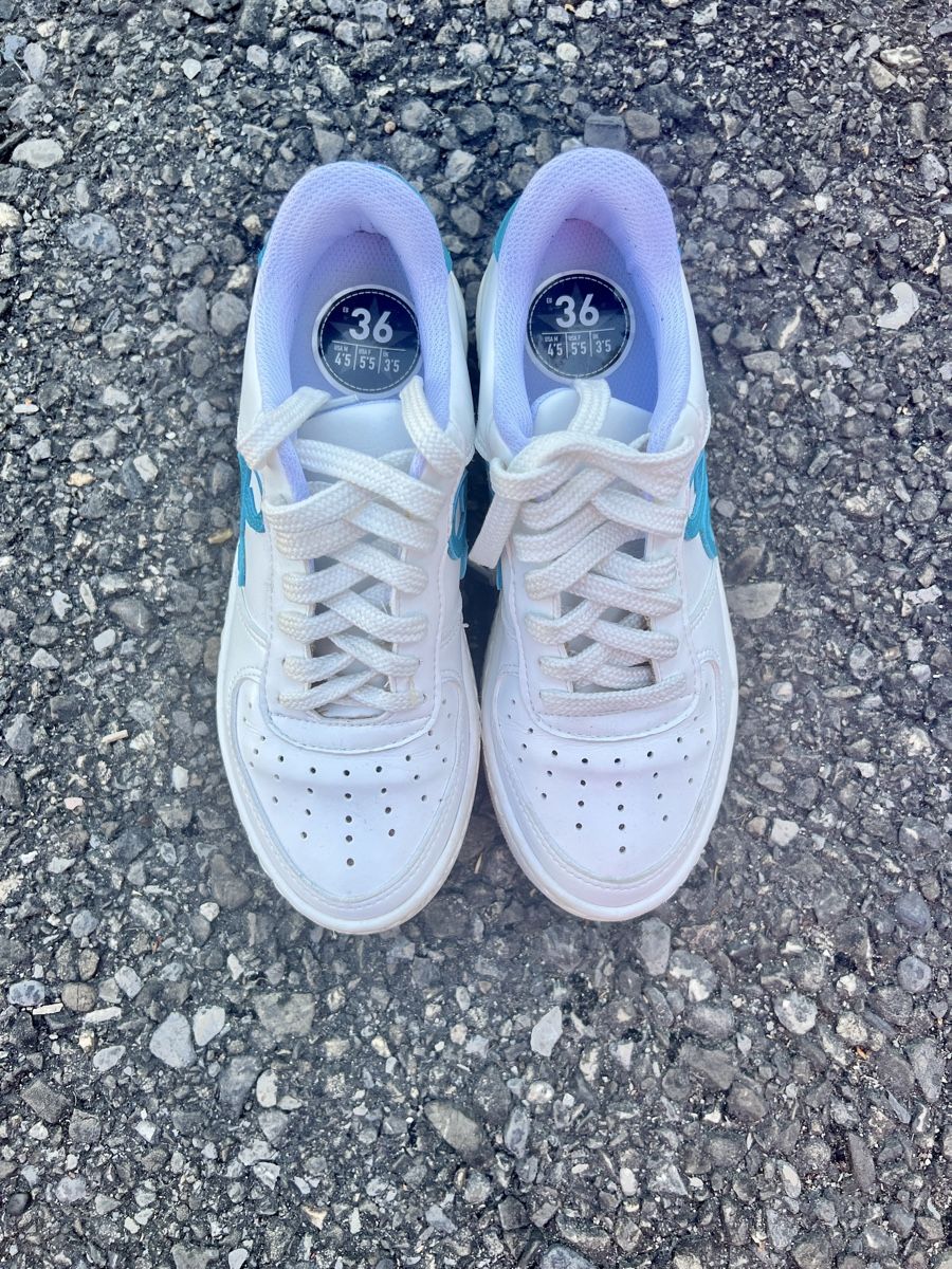 Herrenschuhe: Turnschuhe weiss Grösse 36 – Gebraucht aus Uetendorf von pink2