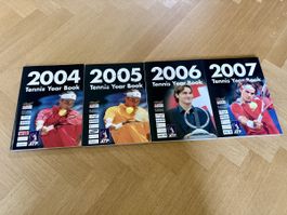 Roger Federer Autogramm / 4 Tennis Year Book 