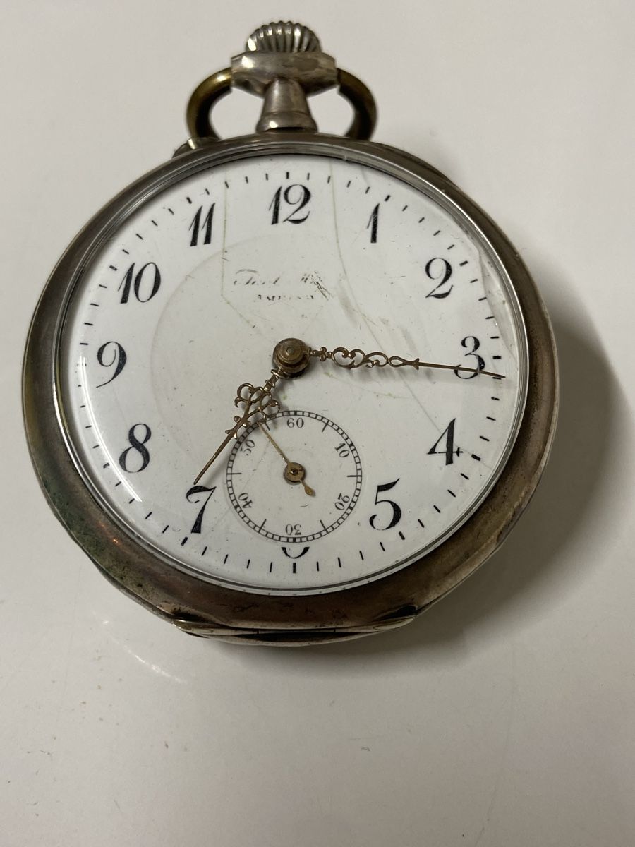 Orologi: Antike Silberne  800 Taschenuhr – Usato da Dietikon venduto da brocki-eyra