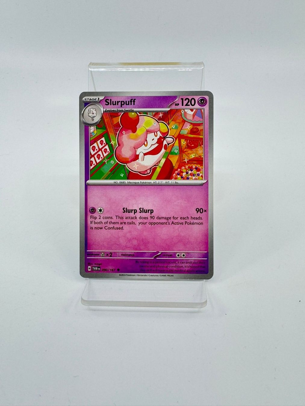 Pokémon Sammelbilder & Trading cards: Pokemon Slurpuff 090/167 – Gebraucht aus Herisau von Pokemon2026