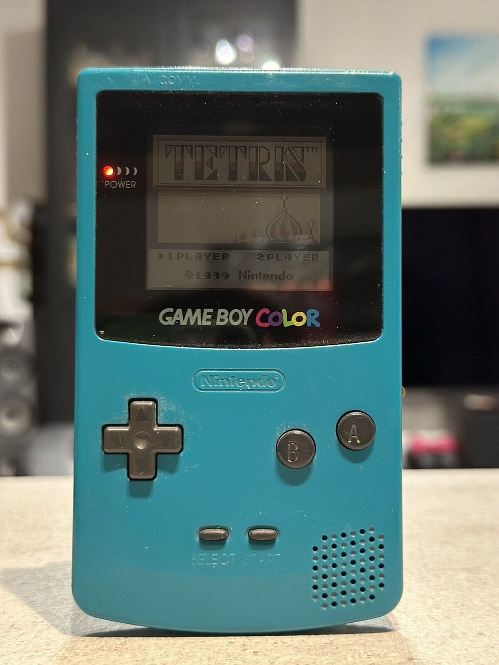 Nintendo Konsolen: Console de jeu Nintendo GameBoy color bleu turquoise – Gebraucht aus Ambilly von