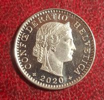 20 Ct. 2020 - Belle pièce de collection Suisse