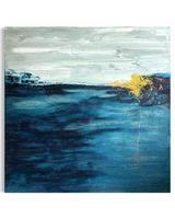 Original abstraktes Acrylbild, 50 x 50 cm