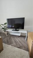 TV-Möbel weiss Metall 120cm Breite guter Zustand