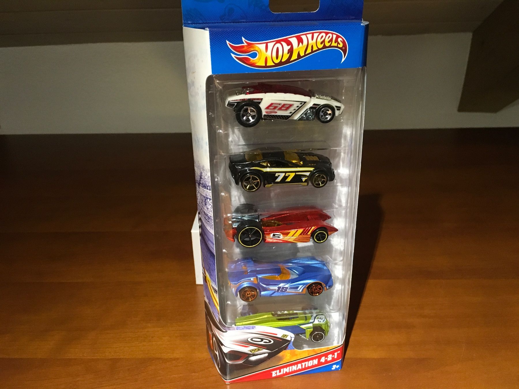 Hot Wheels Modellini d'auto: HW Eliminator 4-2-1   5 Pack 1/64 Hot Wheels 2011 – Nuovo (secondo la descrizione) da Wohlen AG venduto da PrivatSammlung 2