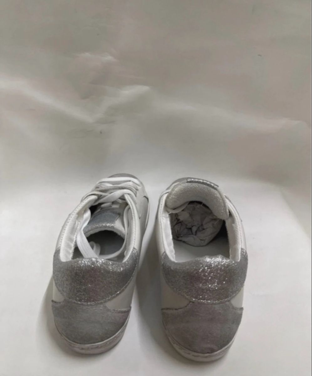 Damenschuhe: Sneakers 37 vera pelle con stella animalier e dettagli – Neu (gemäss Beschreibung) aus Rancate von Birbine 5