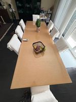 Tavolo da pranzo 2,80 x 1,00 m + 8 sedie - CHIASSO