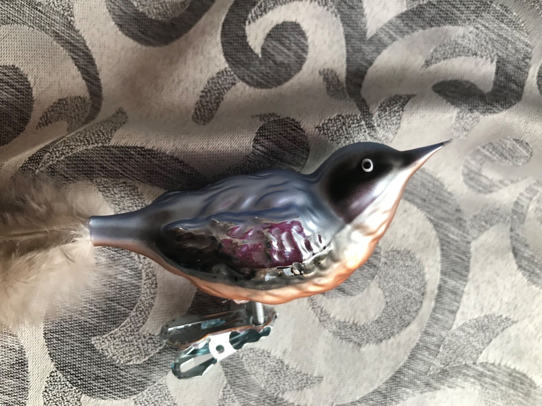Tutte le decorazioni: Kleiber Vogel Christbaumschmuck – Nuovo e nell'imballaggio originale da Alpnach Dorf venduto da marvo 2