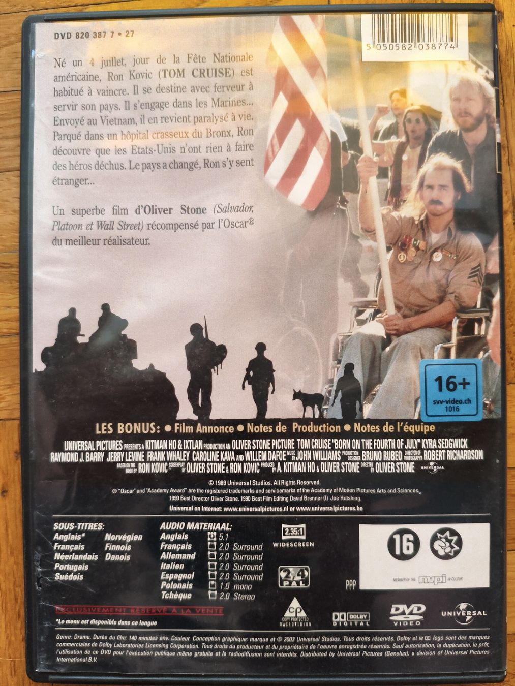 Tutti i DVDs: Né un 4 Juillet – Usato da Renens VD venduto da kollar7 1