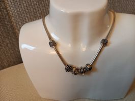 Original "PANDORA COLLIER" mit 6 Charm Anhänger