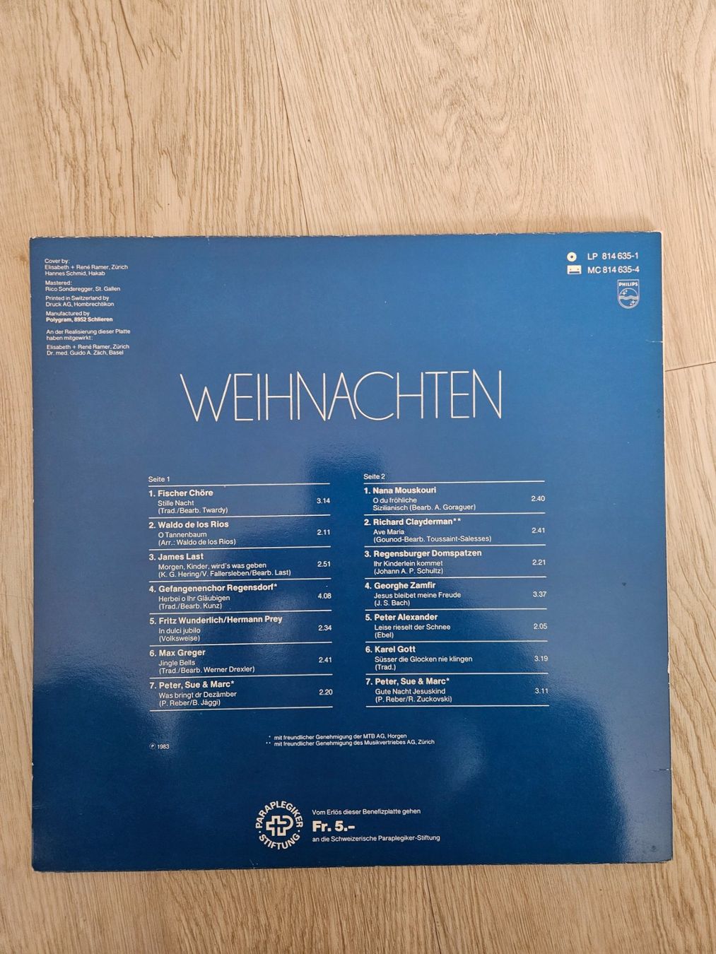 Dischi in vinile: Schallplatte Weihnachten – Usato da Wattwil venduto da Belinda98 1