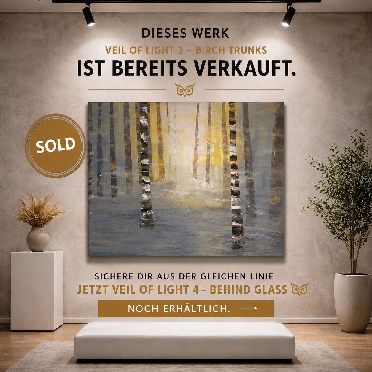 Dipinti: Derzeit mehrere Interessenten  - Veil of Light V - Echos – Nuovo (secondo la descrizione) da Obfelden venduto da Speedo07 1