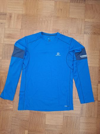 t shirt de sport Salomon avec poche sur le côté 