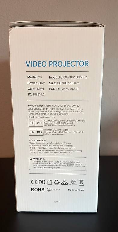Home Cinema: Mini Beamer Video Projektor FHD – Usato da Hoeri venduto da negoziation 4