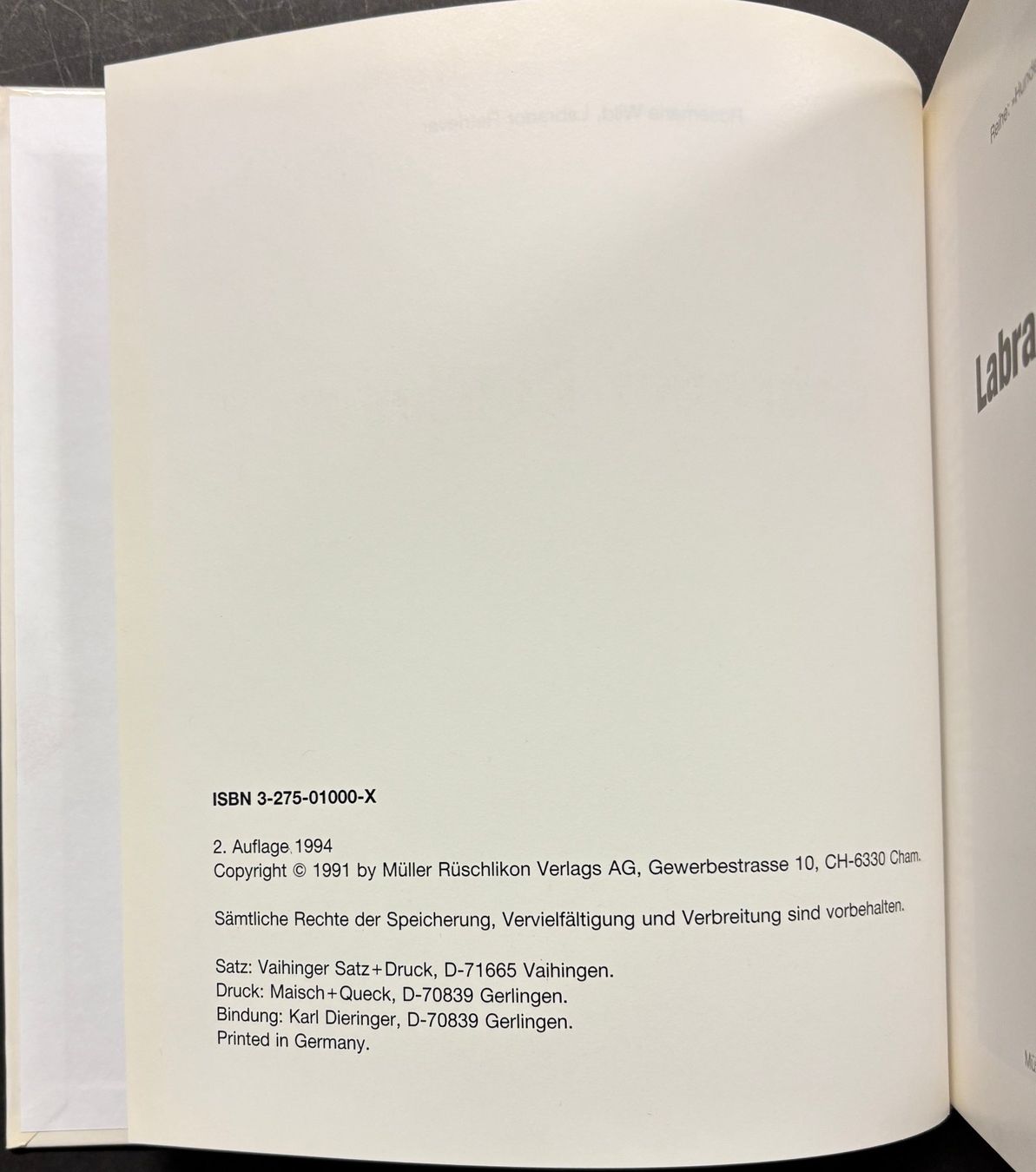 Libri: Labrador-Retriever – Nuovo (secondo la descrizione) da Sarnen venduto da Livres 2