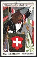 Bern, Schützenfest 1910, Bär im Anzug 