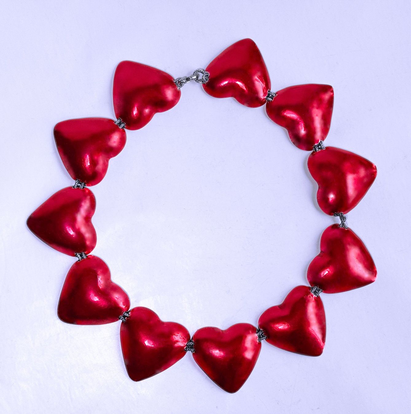 Catenine: AURELIE BIDERMANN*Kette mit Herzen***** – Nuovo (secondo la descrizione) da Dübendorf venduto da Orchid18