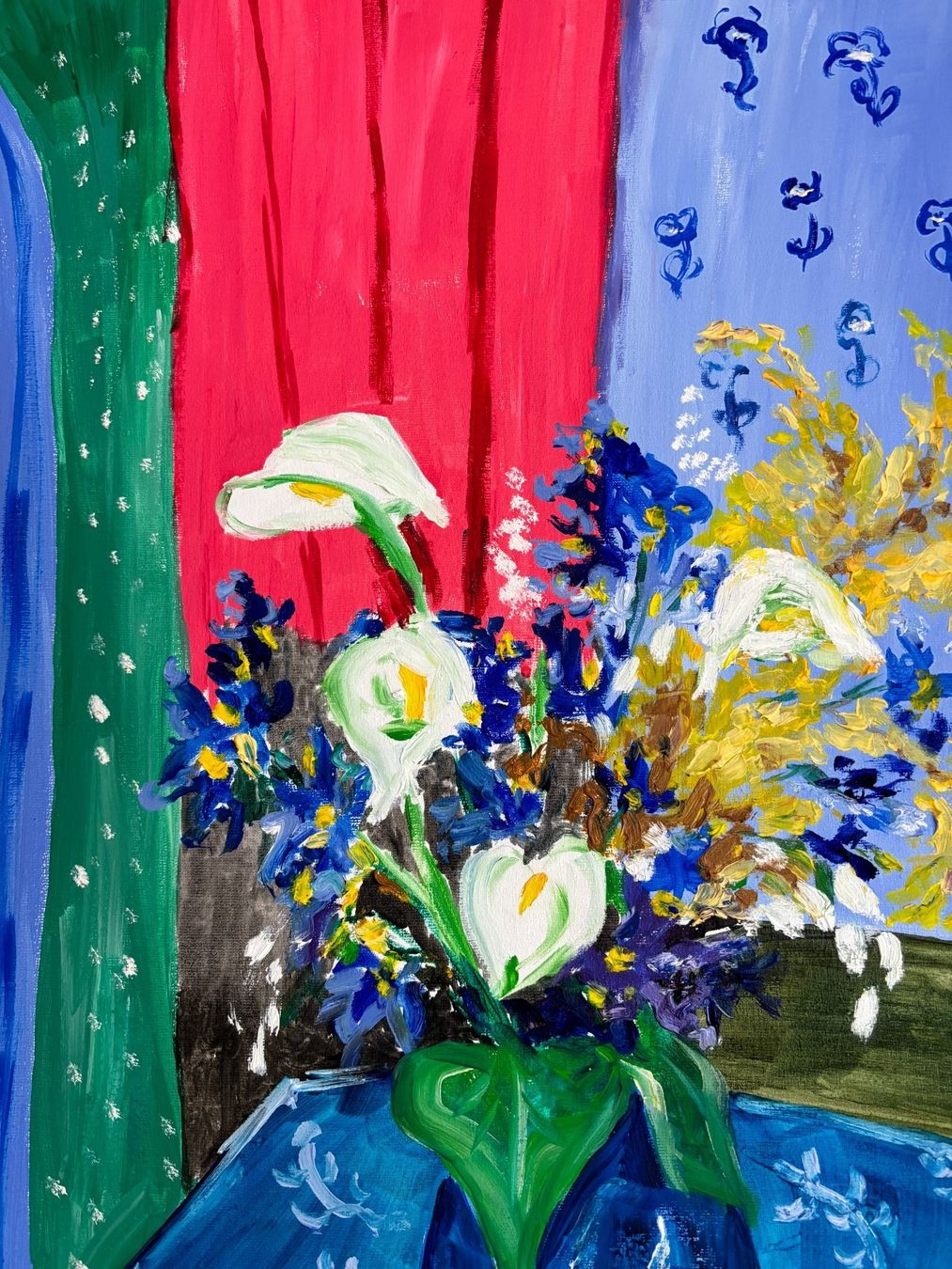 Dipinti: Die Blumen von Matisse - Gemälde – Nuovo (secondo la descrizione) da Cham venduto da Felha 8