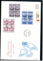 1978 Papieränderung Gross-FDC V'blöcken