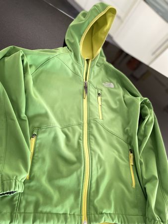 The North Face Softshell Jacke grün Kinder