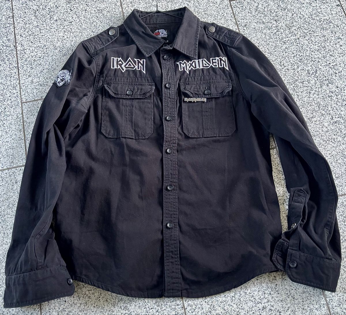 Camicie: IRON MAIDEN Jeans Hemd in M – Usato da Reinach AG venduto da sabaton63
