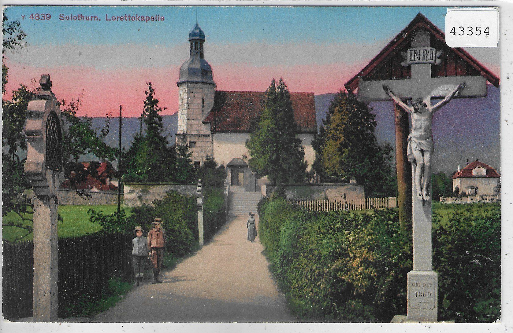 Cartes postales: Solothurn - Lorettokapelle - Litho – D'occasion à Ettingen par Kartenplanet