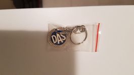 Schlüsselanhänger am Karabiner Metall  einst DAS Taler 26mm