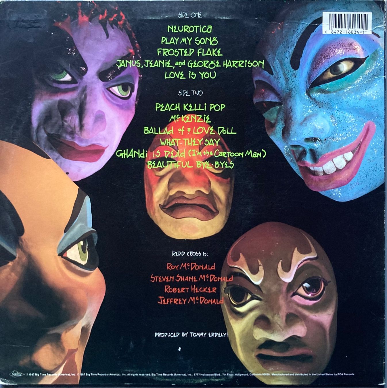 Dischi in vinile: REDD KROSS - NEUROTICA – Usato da Poliez-Pittet venduto da Newtown-Records 1