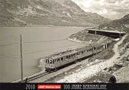 Ospizio Bernina GR Berninabahn am Lago Bianco Bahn