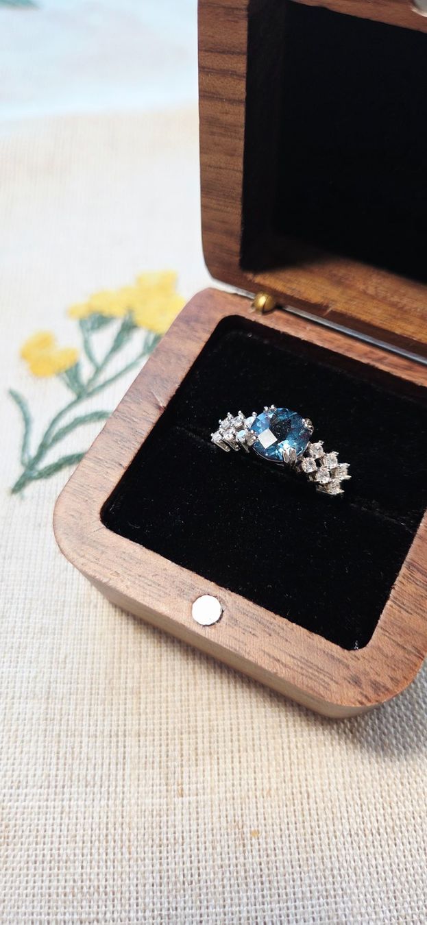 Anelli: NEW - S925 Topaz Ring (Adjustable) – Nuovo (secondo la descrizione) da Zürich venduto da cin_wcf6 1