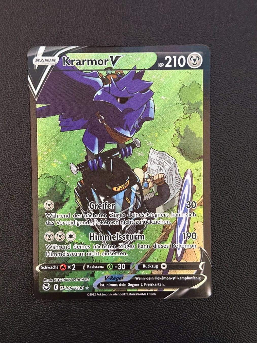 Pokémon Carte collezionabili: Krarmor V Silberne Sturmwinde TG18/TG30 DE – Usato da Felben-Wellhausen venduto da Collectorama_GmbH
