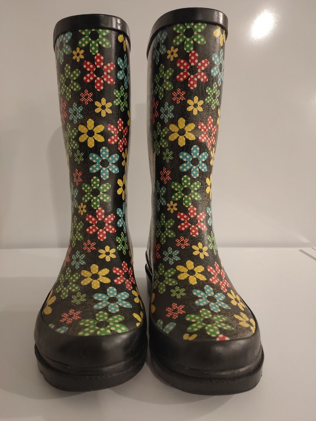 Scarpe da donna: Gummistiefel mit Blumenmuster, Grösse 36 – Usato da Oberwil b. Büren venduto da 3298Oberwil 2