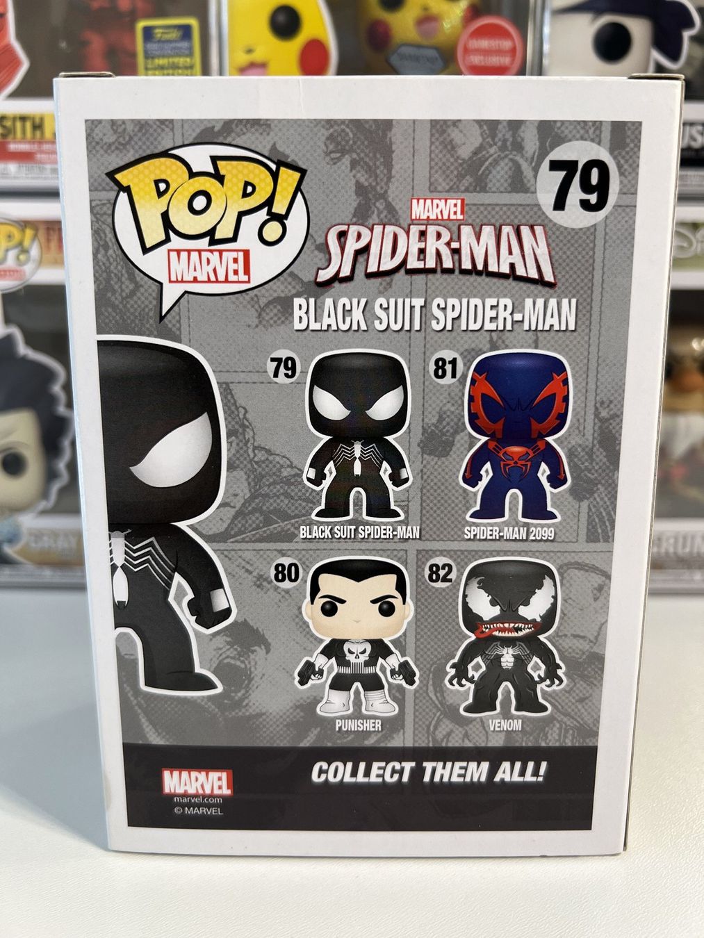 Funko Statuette: Funko POP! Marvel Spider-Man - Black Suit Spider-Man Limitée – Nuovo e nell'imballaggio originale da Le Mouret venduto da perfectbijou 2